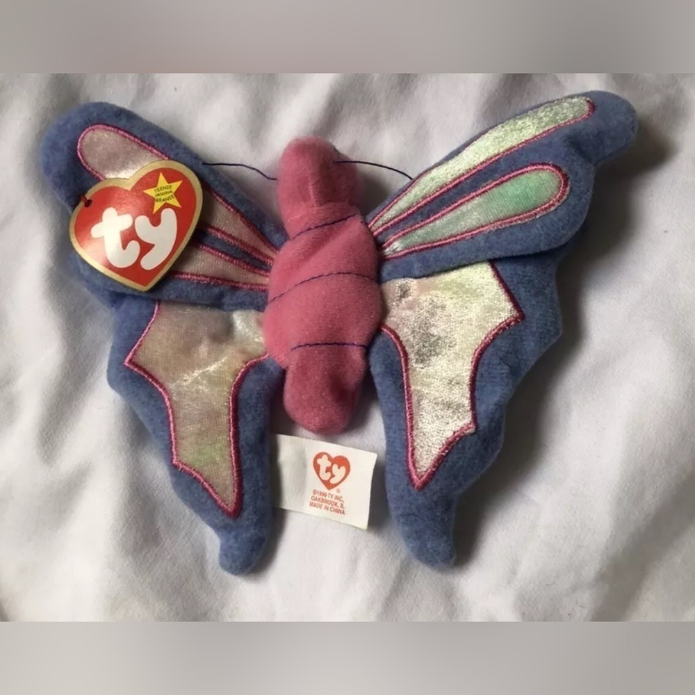 Flitter the Butterfly Teenie Beanie Baby